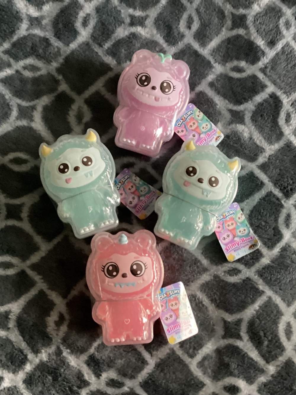 Crazslimy Slimy-Boos Slimy Figure Bundle NEW